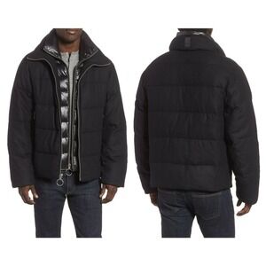 THE VERY WARM Wool Blend Puffer Jacket (L)